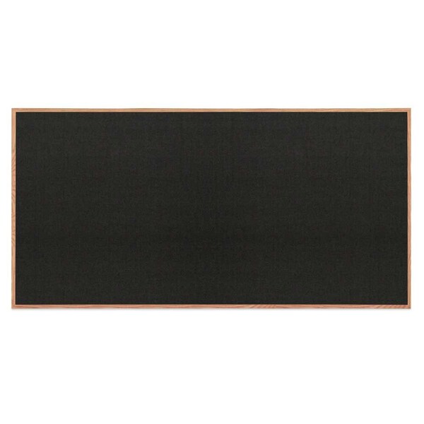 United Visual Products Decor Wood Combo Board, 24"x18", Walnut/White Porcelain & Pearl UV701DEFAB-WALNUT-WHTPORC-PEARL - main